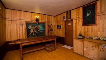 1 behandlingsrum och massage