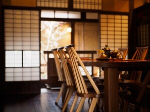In-room dining - K's Villa Kamogawa and Matsumi (Kyoto)