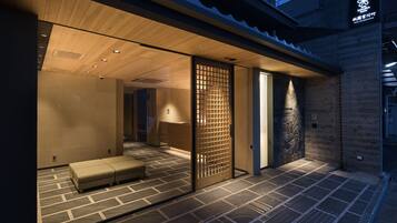 Front of property – evening/night