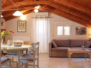 Smart TV, DVD player, books