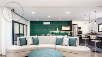 TV, fireplace, table tennis