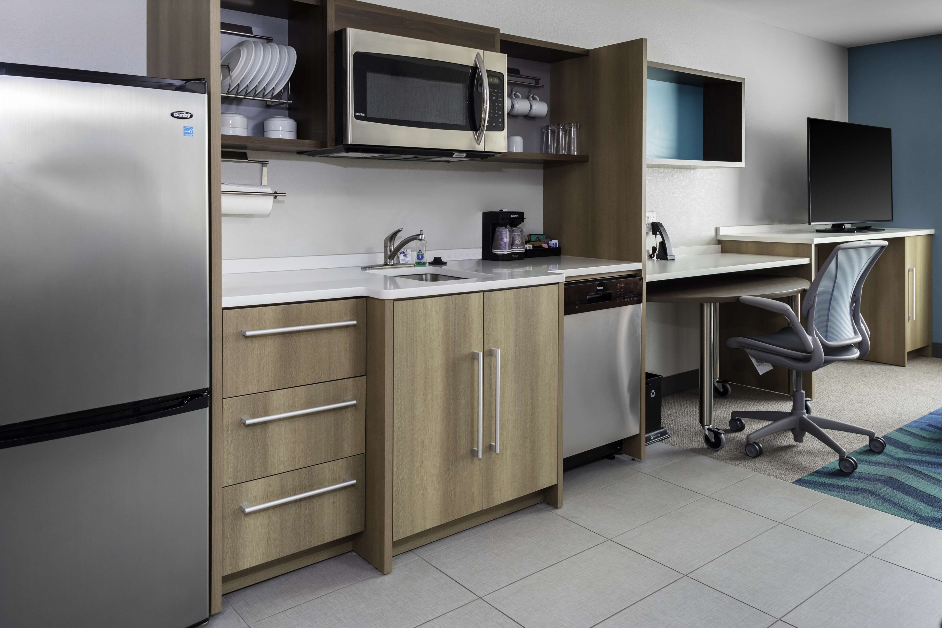 suite, 1 bedroom, non smoking | desk, laptop workspace, blackout curtains, iron/ironing board