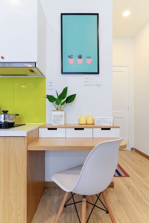 Standard Studio, 1 Queen Bed, Non Smoking | Living area | LCD TV - Cozrum Homes Rivera Corner (Ho Chi Minh City)