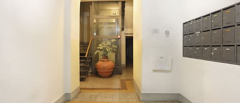 Interior entrance