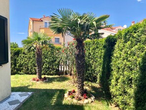 Blick auf den Garten