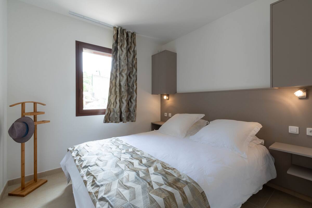 2 camere, biancheria da letto di alta qualità, cassaforte in camera