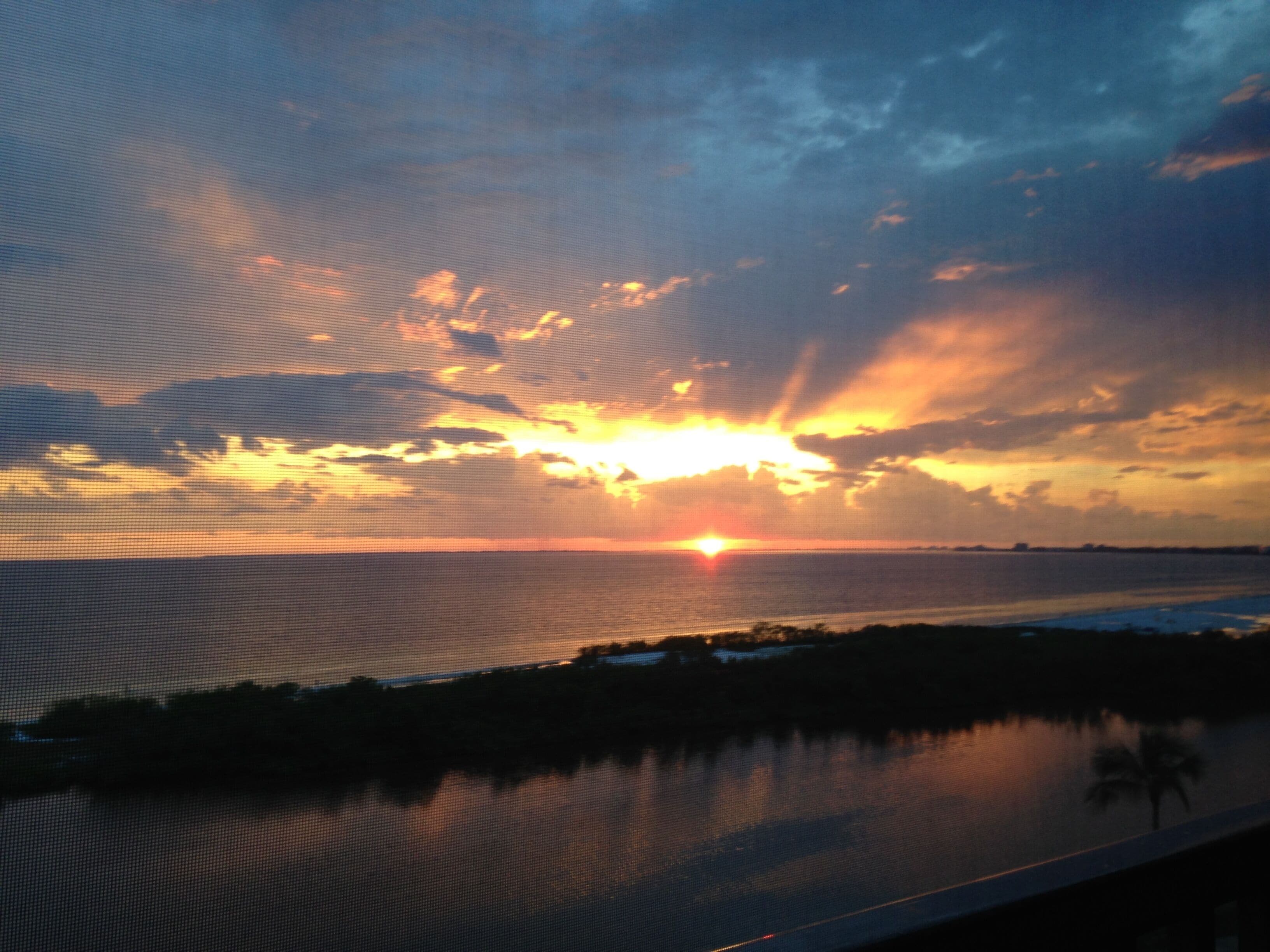 Vista desde la propiedad