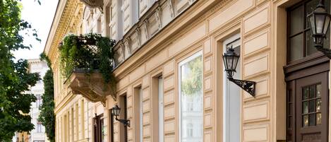 Voorkant van accommodatie