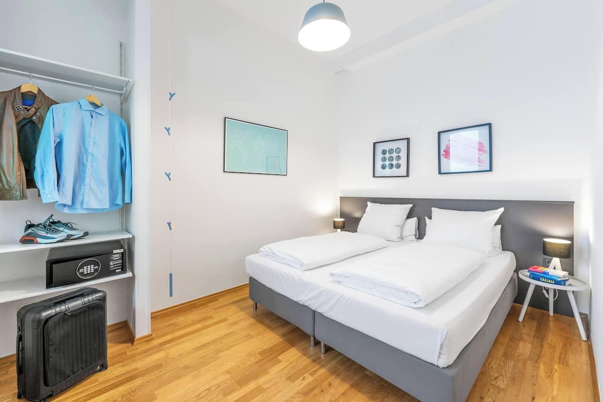 One-Bedroom Apartment with Balcony | 1 bedroom, hypo-allergenic bedding, memory foam beds, in-room safe