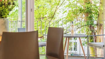Apartment mit 1 Schlafzimmer und Gartenblick | Balkon