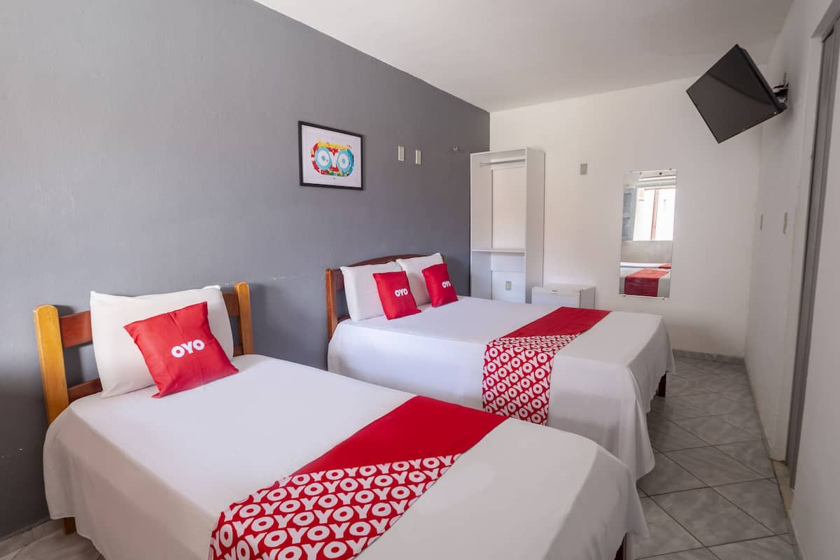 Wi-Fi de cortesia, roupa de cama