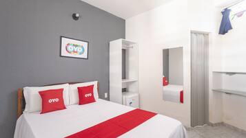 Wi-Fi de cortesia, roupa de cama