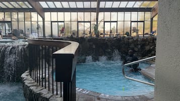 Indoor pool, outdoor pool