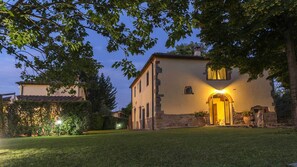 Front of property – evening/night