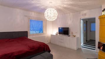 2 makuuhuonetta, silitysrauta/-lauta, Wi-Fi, vuodevaatteet