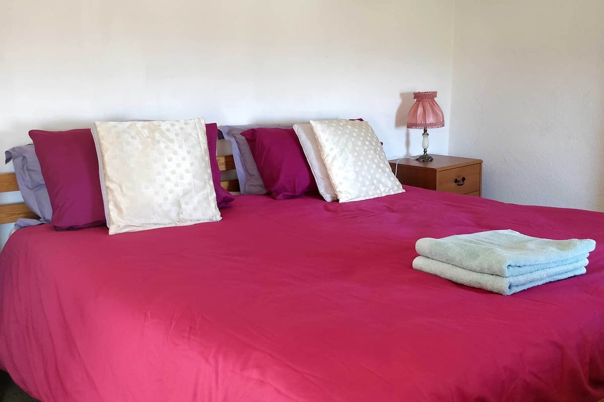 Habitación doble superior, 1 cama King size, baño compartido, vista al parque | Decoración personalizada, muebles diferentes y escritorio