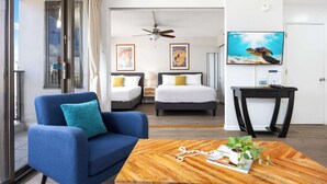 1 bedroom, iron/ironing board, free WiFi, bed sheets - Breezy condo w/ private lanai & beach access (Honolulu)
