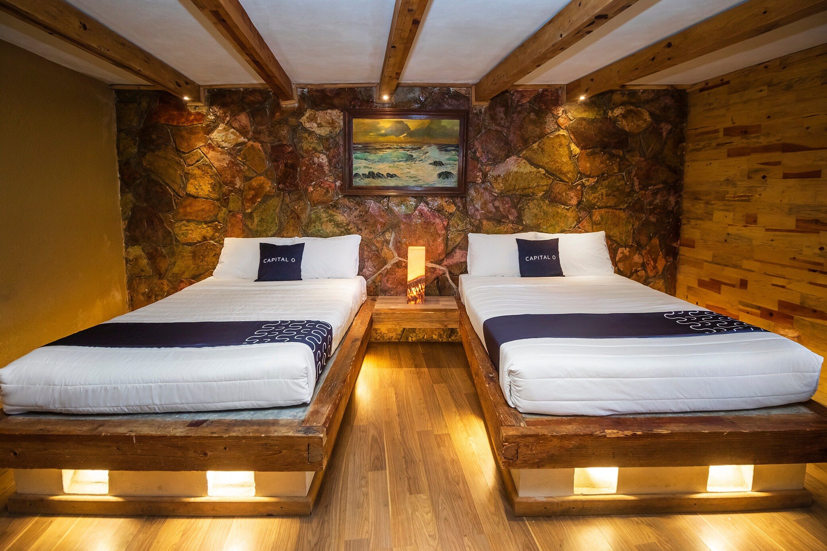 Standard Room, 2 Double Beds | Free WiFi, bed sheets