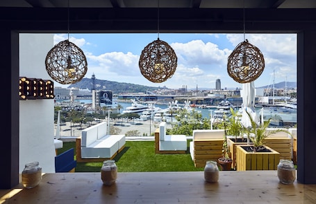 Terraza o patio. Hotel 54 Barceloneta