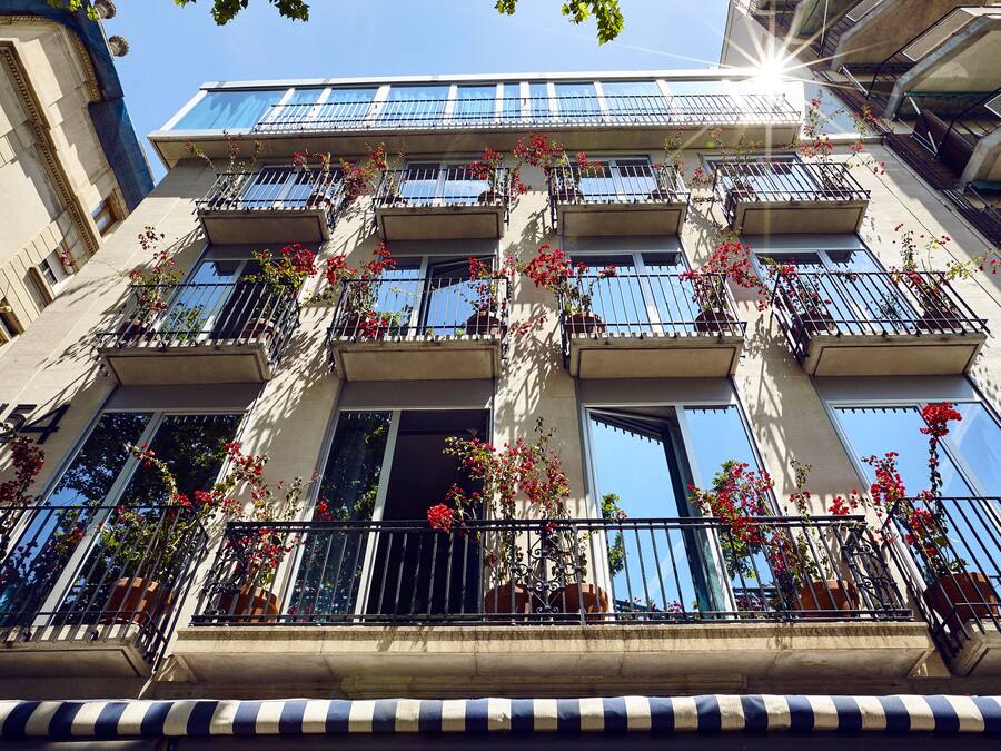 Majoituspaikan julkisivu