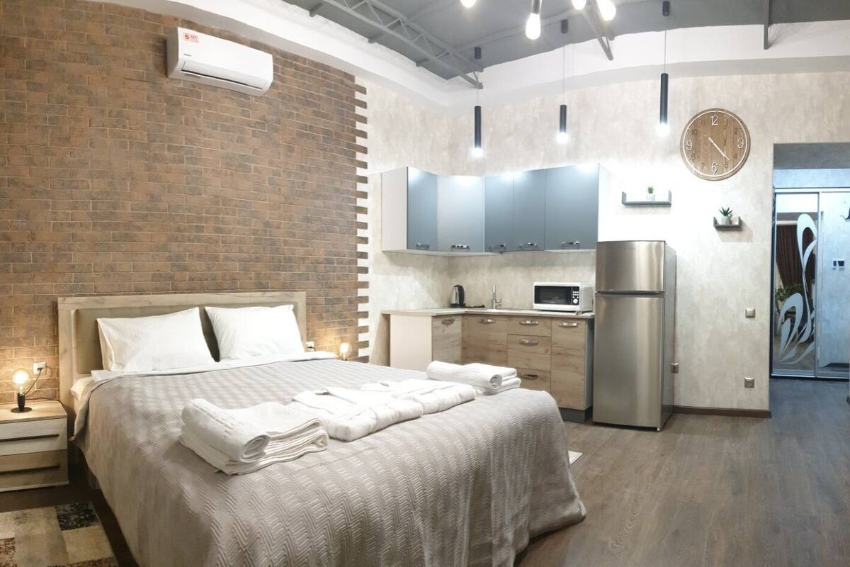 Doppia Design | 1 camera, biancheria da letto di alta qualità, una cassaforte in camera