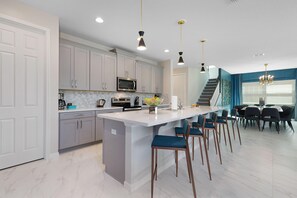 House, Multiple Beds (SR006V: 8 Bed, Incredibles, Fashionis) | Private kitchen | Fridge, microwave, oven, dishwasher - Sr006v: 8 Bed, Incredibles, Fashionista, Pool, Shuffle Board (Kissimmee)
