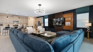House, Multiple Beds (SR012V: 8 Bed, Pandora, Dinosaur Fun,) | Living room | TV, foosball, table tennis - Sr012v: 8 Bed, Pandora, Dinosaur Fun, Ping Pong, Shuffle Board (Kissimmee)