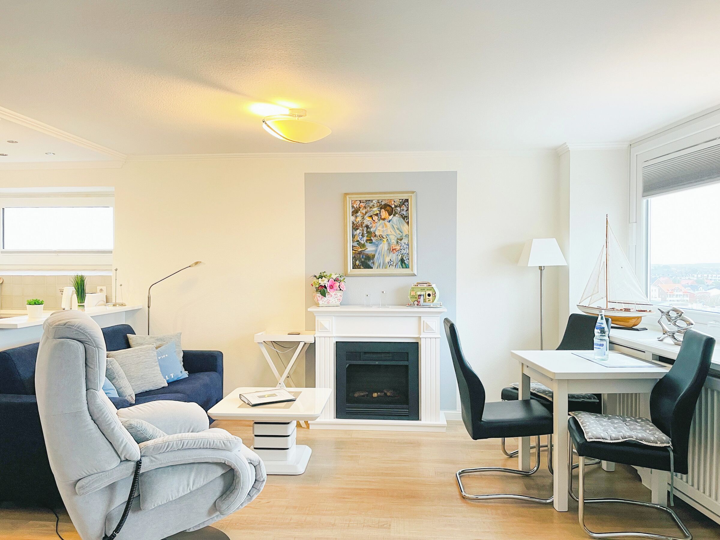 Televisión, reproductor de DVD y estéreo 