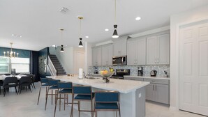 House, Multiple Beds (SR013V: 9 Bed, Avengers, Frozen, Ping) | Private kitchen | Coffee/tea maker, fridge, microwave, oven - Sr013v: 9 Bed, Avengers, Frozen, Ping Pong (Kissimmee)