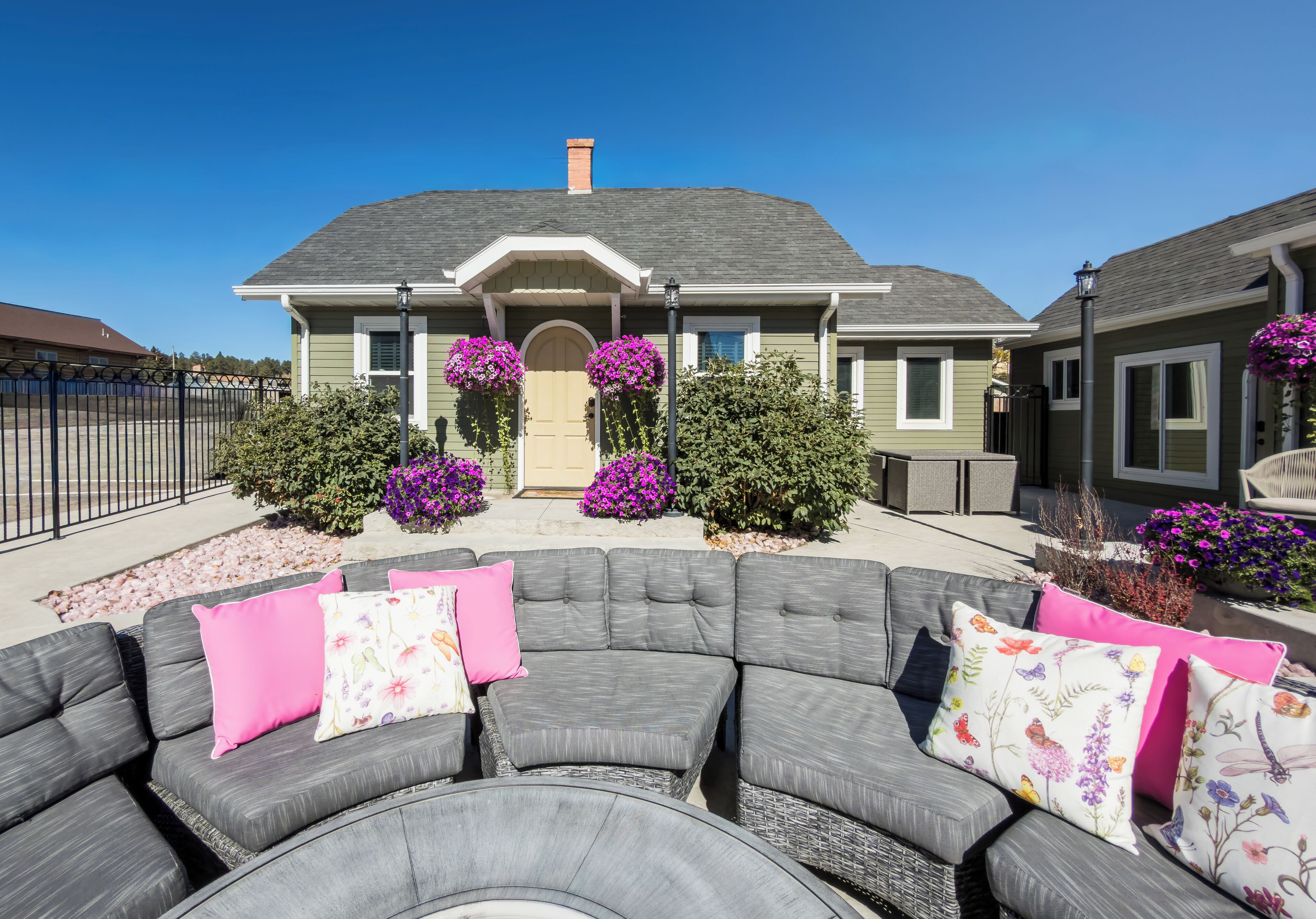 Utsikt mot trädgården