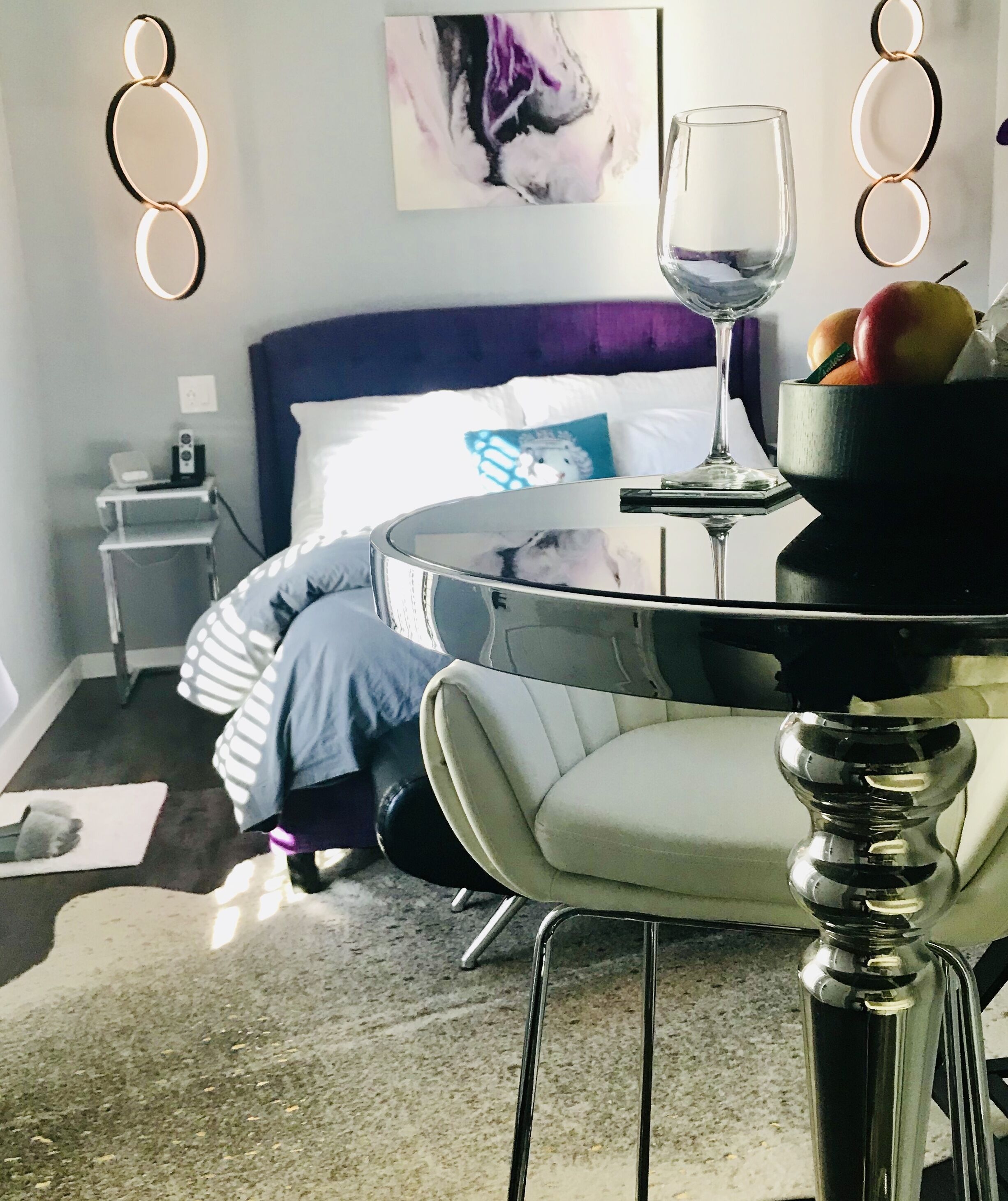 Estudio estándar, 1 cama de matrimonio, no fumadores (Deluxe Studio Queen) | Ropa de cama de alta calidad, colchones Tempur-Pedic, caja fuerte