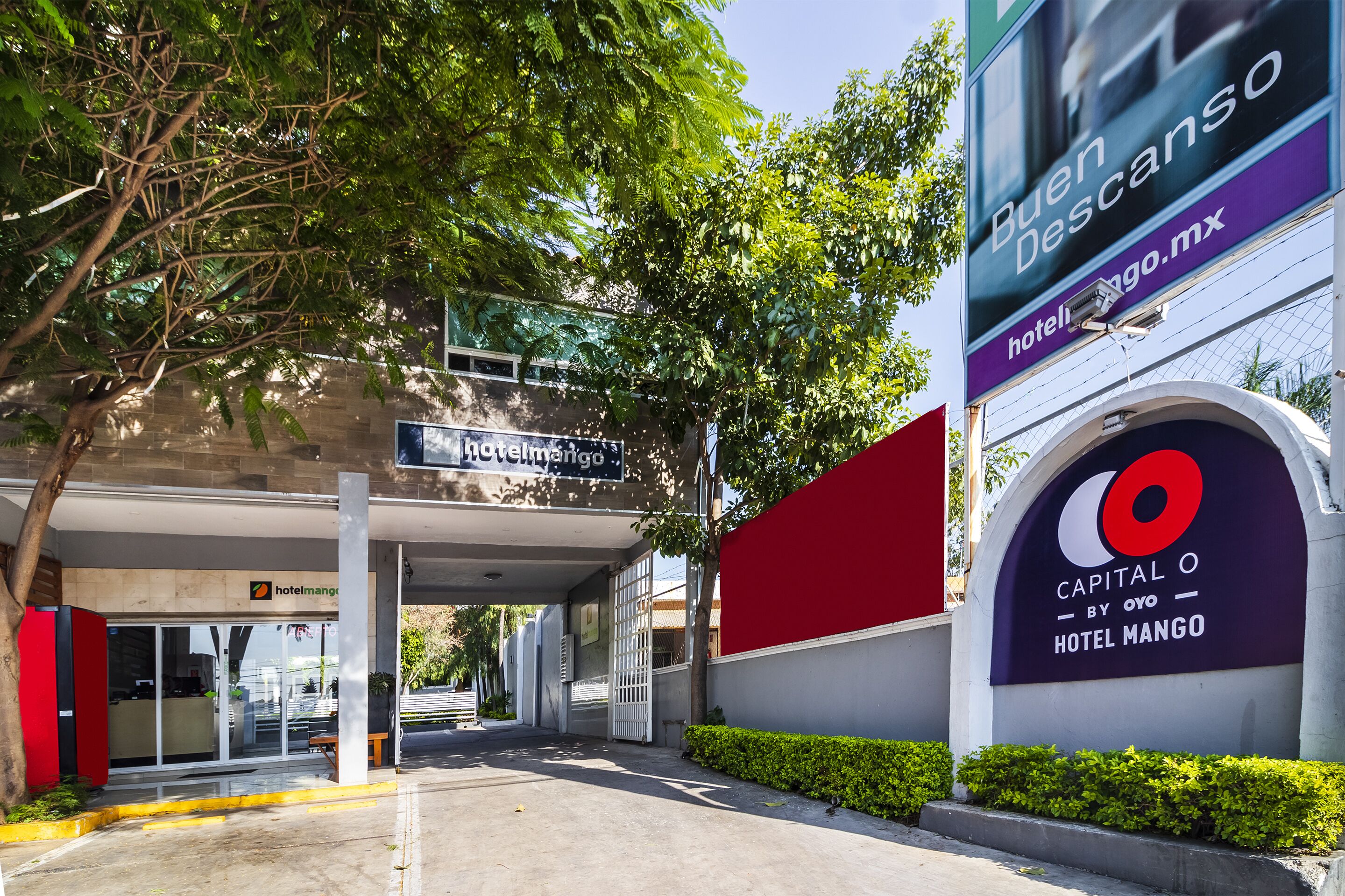 Entrada de la propiedad