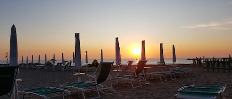 Accommodatie ligt op het strand