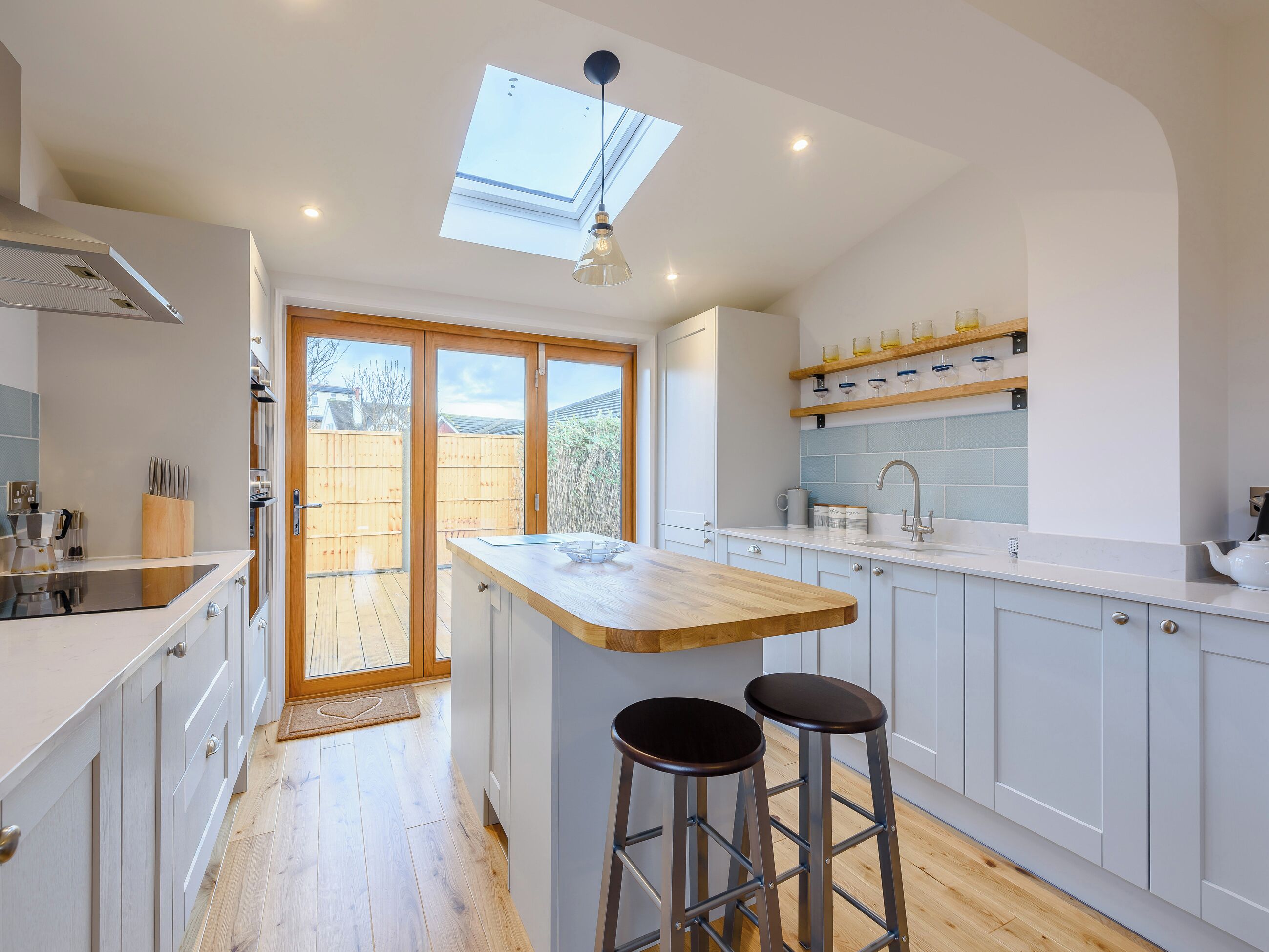 Dishwasher, highchair, cookware/dishes/utensils