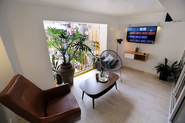 Siddeområde i lobbyen