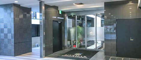 Entrée de l’hébergement