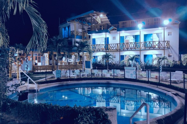 Outdoor pool, open 6:00 AM to 11:00 PM, pool umbrellas