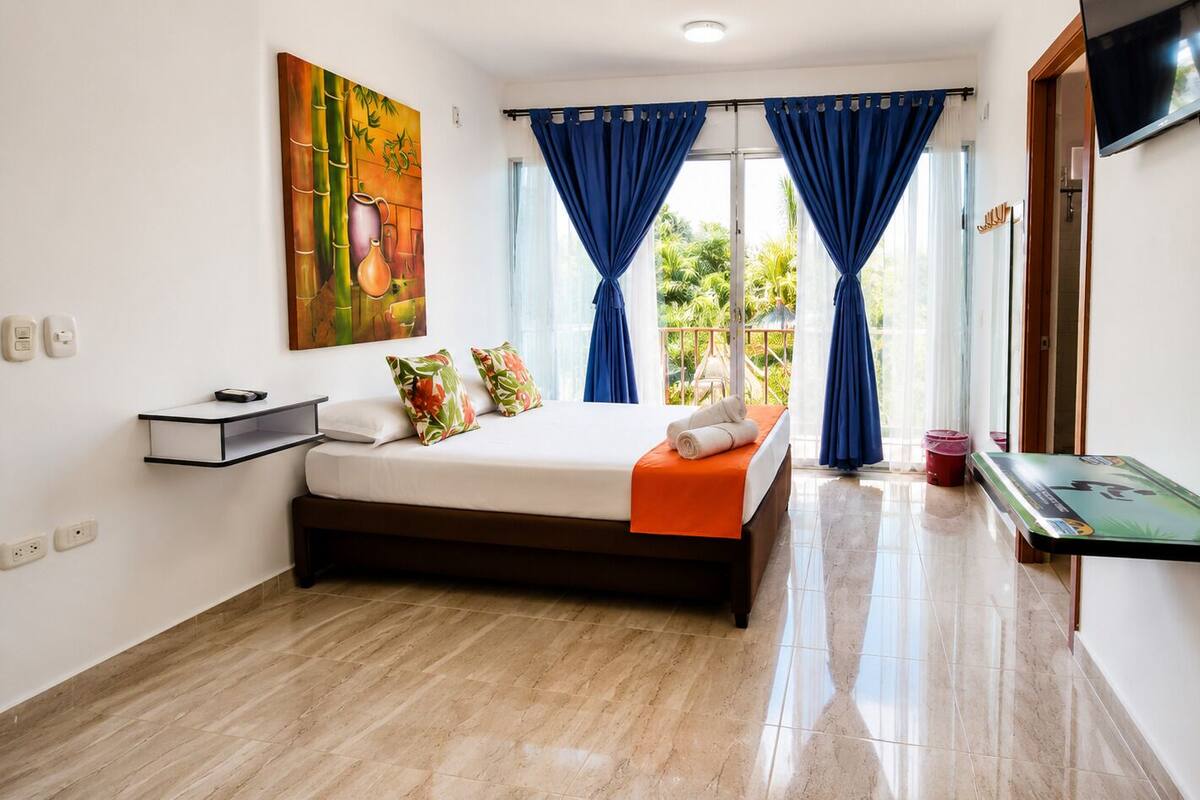 Wifi gratis y ropa de cama 