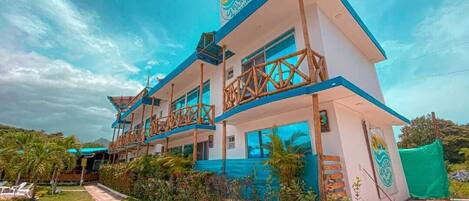 Fassade der Unterkunft