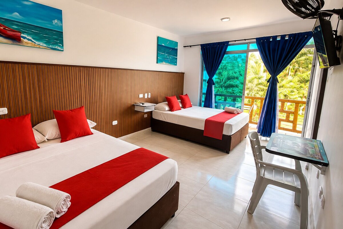 Wifi gratis y ropa de cama