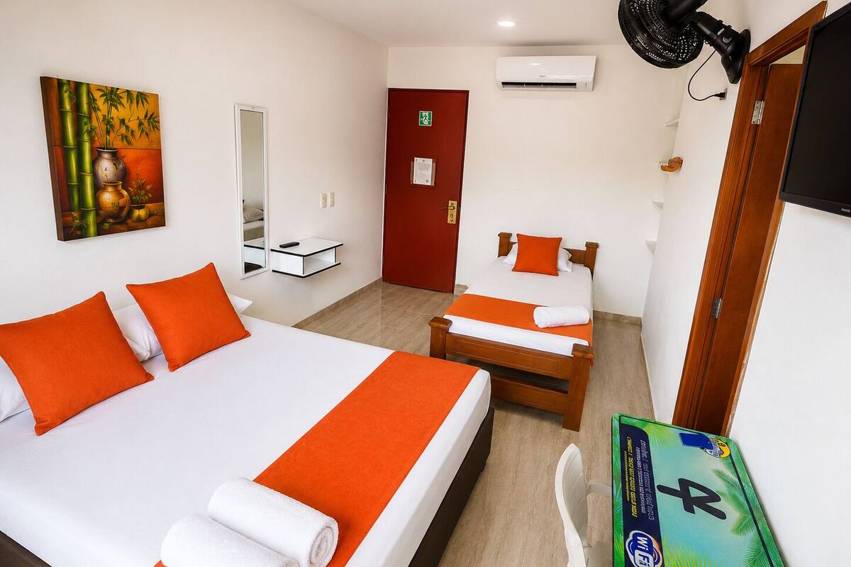 Wifi gratis y ropa de cama 