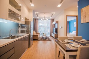 Lobby sitting area - Quinn Housing Vinhomes Metropolis (Hanoi)