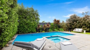 Una piscina riscaldata
