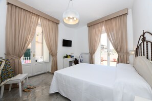 Habitación doble Deluxe (Room 3) | Sábanas italianas Frette y ropa de cama de alta calidad 