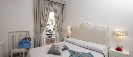 Kahden hengen deluxe-huone (Room 1) | Italialaiset Frette-lakanat, ylelliset vuodevaatteet