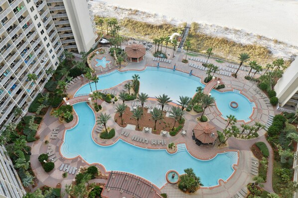 Indoor pool, outdoor pool
