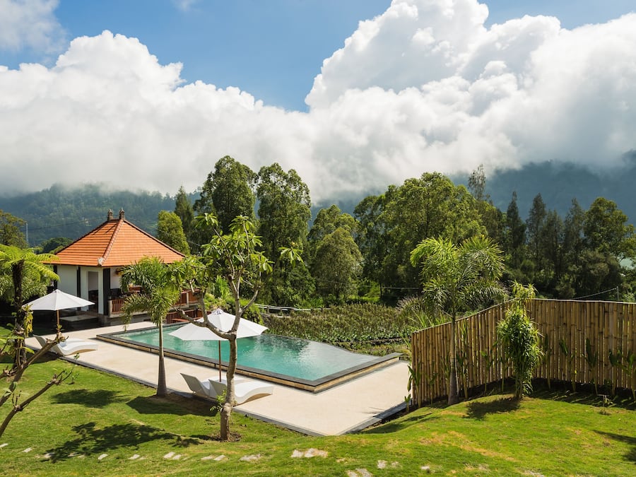 Deluxe-Suite, 1 King-Bett, Bergblick | Blick auf die Berge