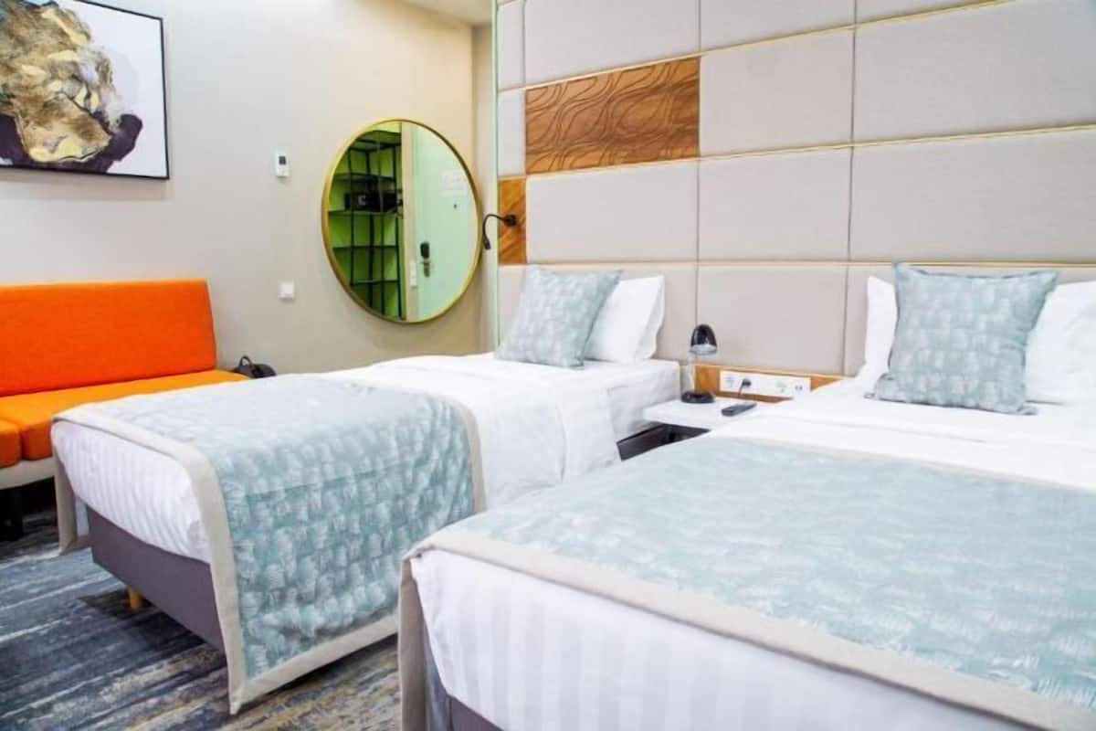 1 slaapkamer, hypoallergeen beddengoed, een minibar