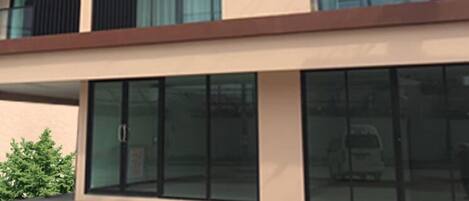 Façade de l’hébergement