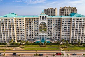 Exterior - Majestic Sun 1001B - Cozy Beachfront Condiminium with Gulf Views & Shared Amenities (Miramar Beach)